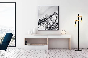 заказать 32919 Торшер с ножн. выкл. TOWNSHEND, 2х10W (E27), L205, B250, H1665, сталь, дерево, черный, коричне в Санкт-Петербурге