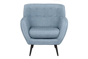 Мягкое кресло Fuller Blue V2 в интерьере в Санкт-Петербурге