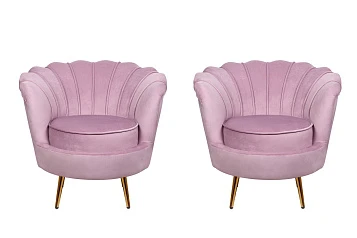 купить стильное Комплект кресел ракушка Pearl Pink в Санкт-Петербурге