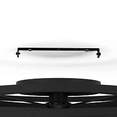 купить 900164 Потолочный светильник CREMELLA, 1x60W, E27, H260, ?370, сталь, черный в Санкт-Петербурге