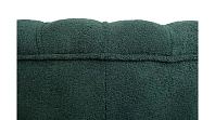 Низкое кресло ракушка Pearl зеленый Boucle на черных ножках в Санкт-Петербурге