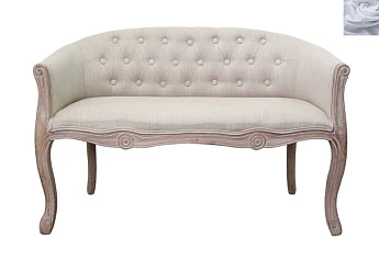 купить Дизайнерский двухместный диван Kandy Double Mocca цвет серый в Санкт-Петербурге