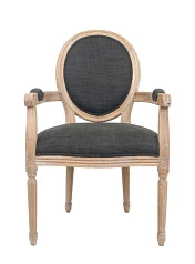 Мягкий стул с подлокотниками Diella Black в интернет-магазине в Санкт-Петербурге