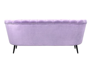 Диван ракушка для гостиниц Pearl Triple Purple на черных ножках в Санкт-Петербурге