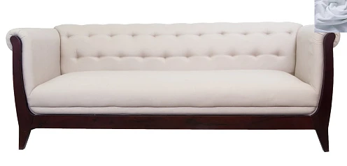 красивый Классический диван Delvin серый на заказ в Санкт-Петербурге