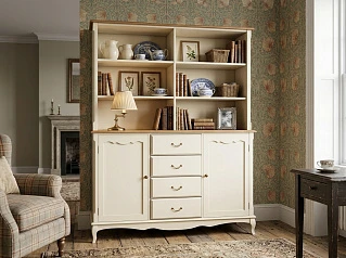 стильный Шкаф "Леонтина (Leontina)" с открытым верхом арт ST9351/2 на заказ в Санкт-Петербурге