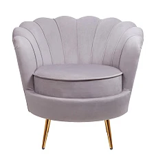 красивое Низкое кресло ракушка Pearl Grey в Санкт-Петербурге