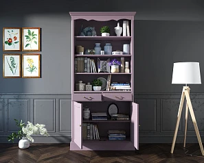 купить красивый Книжный шкаф "Leontina Lavanda" арт ST9330L в Санкт-Петербурге
