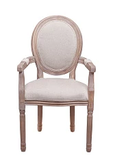 Мягкий стул с подлокотниками Volker Arm Beige V2 в Санкт-Петербурге