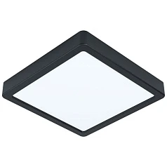 заказать 99244 Светодиодный накладной светильник FUEVA 5, 16,5W (LED), 210х210, H28, 1800lm, 3000K, сталь, черн в интернет-магазине в Санкт-Петербурге