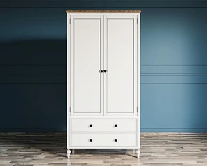 купить красивый Шкаф двухстворчатый "Odri" с ящиками арт od2127KR в Санкт-Петербурге