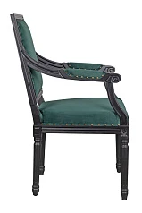 купить красивый Мягкий стул с подлокотниками Runako Green в Санкт-Петербурге