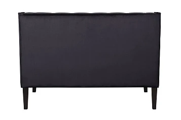 Прямой двухместный американский диван Sommet черный на заказ в интернет-магазине в Санкт-Петербурге