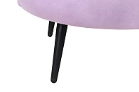Низкое кресло ракушка Pearl Purple на черных ножках в интернет-магазине в Санкт-Петербурге