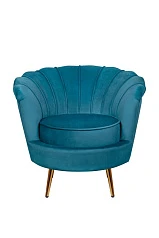 Кресло ракушка Pearl Marine в интерьере в Санкт-Петербурге