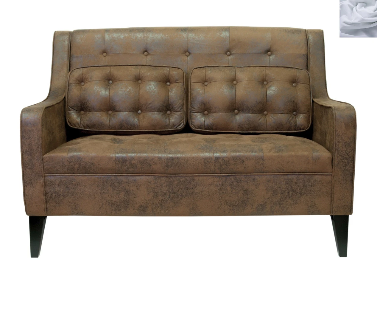 купить Дизайнерский двухместный диван Hublon Серый в Санкт-Петербурге