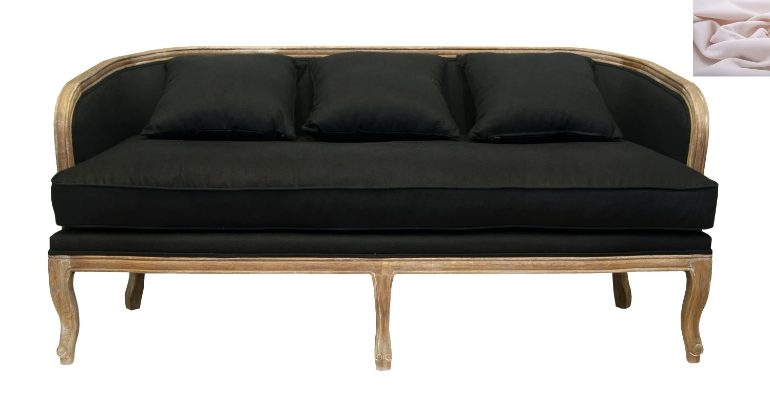 купить красивый Диван в стиле ретро Nora розовый в Санкт-Петербурге