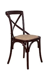 Стул Cross Back Chocolate в интерьере в Санкт-Петербурге