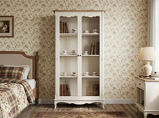 стильный Шкаф "Леонтина (Leontina)" для посуды без ящиков арт ST9355 на заказ в Санкт-Петербурге