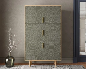 фото Большой комод с шестью дверками "Line" R20/browngrey в Санкт-Петербурге