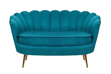 стильный Диван ракушка Pearl Double Marine Velvet в Санкт-Петербурге