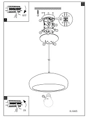 94606 Подвесной потолочный светильник (люстра) MOGANO 1 в Санкт-Петербурге