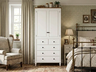 Шкаф двухстворчатый "Одри (Odri)" с 5 ящиками арт od2127KR5 на заказ в Санкт-Петербурге