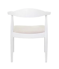 купить стильный Мягкий стул с подлокотниками Carlo White в Санкт-Петербурге