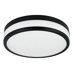 купить стильные 900846 Настенно-потолочный светильник LED PALERMO, 3X5,7W (LED), 3000K, 2100lm, IP44, H75, ?300, сталь, черный / матовое стекло, белый в Санкт-Петербурге