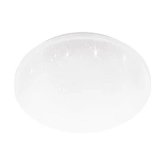 900363 Настенно-потолочный светильник FRANIA-S, LED 18W, 1850lm, IP44, H55, ?310, сталь, белый/пластик с эффектом кристаллов, белый в Санкт-Петербурге