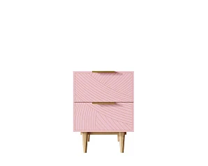 Тумбочка с двумя ящиками "Line" LN07/GR1/pink в Санкт-Петербурге