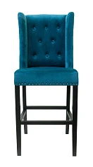красивый Дизайнерский барный стул Skipton Blue Velvet в Санкт-Петербурге