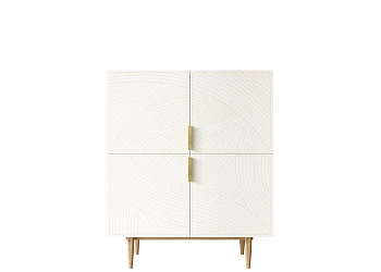 Большой комод с четырьмя дверками 