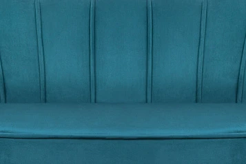 Диван для гостиниц Pearl Triple Marine Velvet на черных ножках в интернет-магазине в Санкт-Петербурге