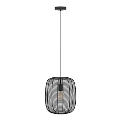 43965 Подвесной светильник (люстра) RINROE, 1X40W (E27), ?325, сталь, черный в Санкт-Петербурге