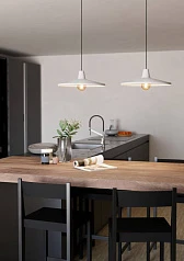 900834 Люстра MINIERE, 2X40W (E27), L995, B420, H1100, сталь, черный / сталь, серый в Санкт-Петербурге