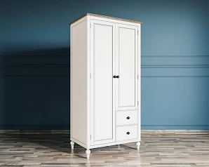 Шкаф двухстворчатый "Odri" с двумя ящиками арт od2127S на заказ в интернет-магазине в Санкт-Петербурге