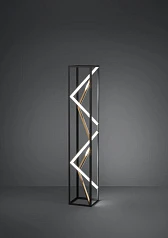 фото 390419 Светод торшер с рег-кой цветовой темп-ры PENELA, 23W(LED) ,2700-6500K, 2300lm, алюминий, сталь, черный, золотой в Санкт-Петербурге