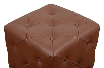 Дизайнерский пуф Amrit Light Brown Leather в Санкт-Петербурге