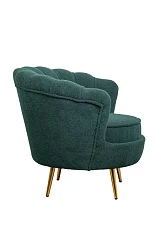 Низкое кресло Pearl Green Boucle на заказ в Санкт-Петербурге