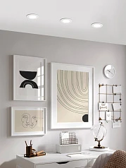 купить красивые 99135 Светодиодный комплект встраиваемых светильников FUEVA 5, 3х2,7W (LED), ?86, ET26, 3х300lm, 3000K, ст в Санкт-Петербурге