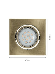 93244 Светодиодный светильник встраиваемый IGOA в Санкт-Петербурге