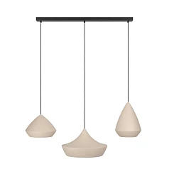 заказать стильные 390269 Люстра TORREMOLINOS, 3X28W (E27), L930, B365, H1500, сталь, черный/сталь, песочный в Санкт-Петербурге