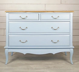 купить красивые Комод «Leontina Blue» на 4 ящика арт ST9315B в Санкт-Петербурге