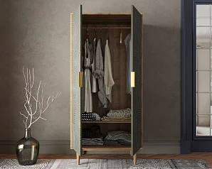 купить Шкаф малый двухстворчатый "Line" R24/browngrey в Санкт-Петербурге