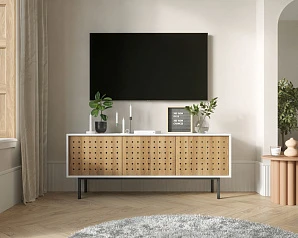 красивый Комод под TV с тремя дверками KOTO арт KT07 на заказ в Санкт-Петербурге