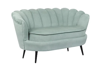 Диван ракушка Pearl Double Green на черных ножках в Санкт-Петербурге
