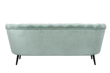 заказать Диван ракушка для гостиниц Pearl Triple Green на черных ножках в Санкт-Петербурге