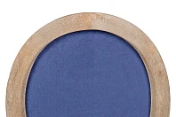 Стул для кафе Volker Oak Blue в интерьере в Санкт-Петербурге