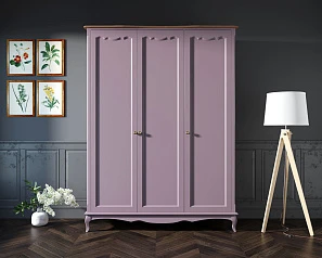 купить красивый Шкаф Leontina Lavanda для одежды трехстворчатый арт ST9327/3L в Санкт-Петербурге